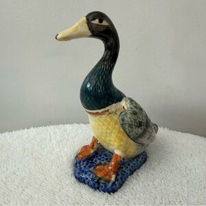 Ceramic Duck Figurine for Bird Lovers